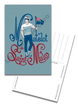 carte-postale-matelot-saint-malo-les-reves-de-caro