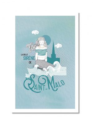 carte-postale-sirene-saint-malo-les-reves-de-caro