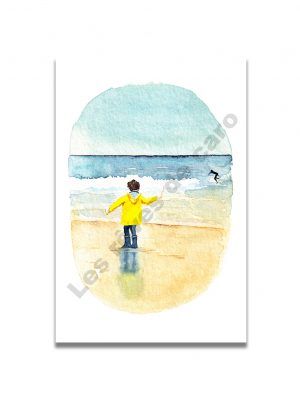 cartes-postales-surf-longchamp-les-reves-de-caro