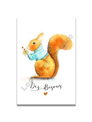 cartes-postales-ecureuil-bisous-les-reves-de-caro