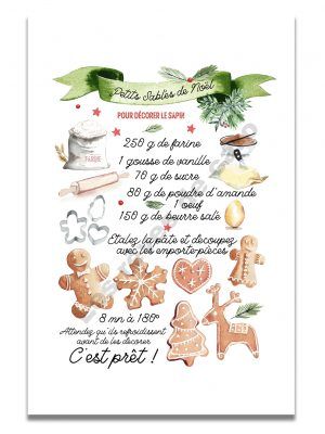 affiche-aquarelle-recette-sable-noel-les-reves-de-caro