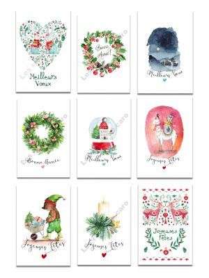 cartes-postales-lot-bonne-annee-les-reves-de-caro